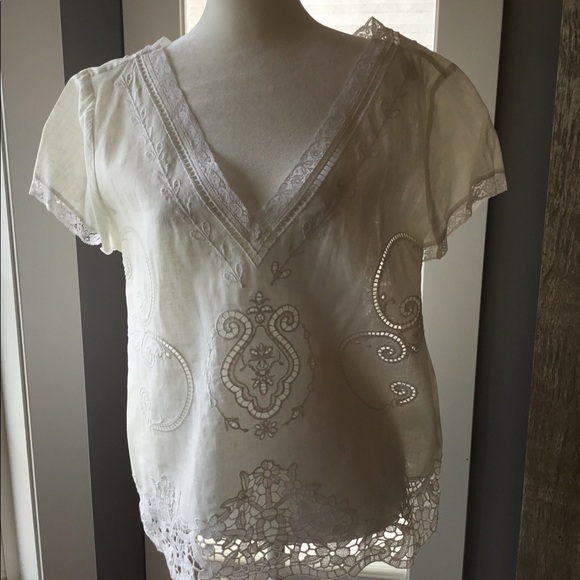 Cotton Lace Top - Picture 1 of 4